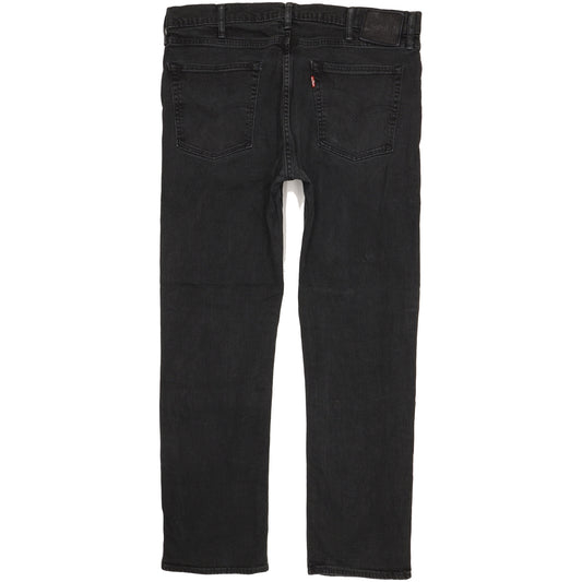 Levi's 513 Men Black Straight Slim Stretch Jeans W38 L31