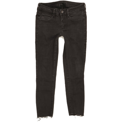 G-Star 3301 Women Black Skinny Slim Jeans W29 L25