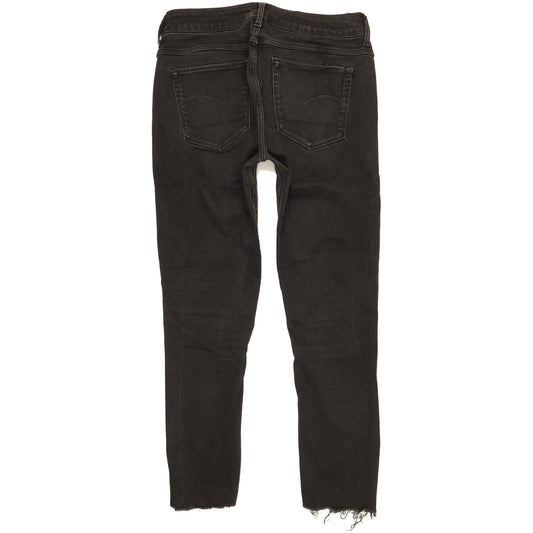 G-Star 3301 Women Black Skinny Slim Jeans W29 L25