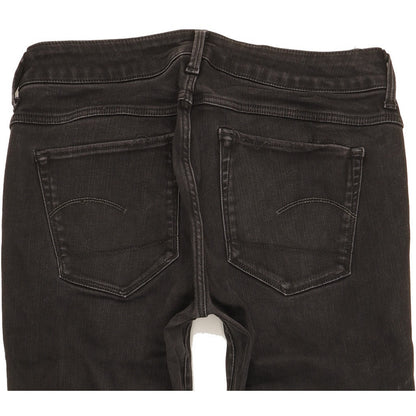 G-Star 3301 Women Black Skinny Slim Jeans W29 L25