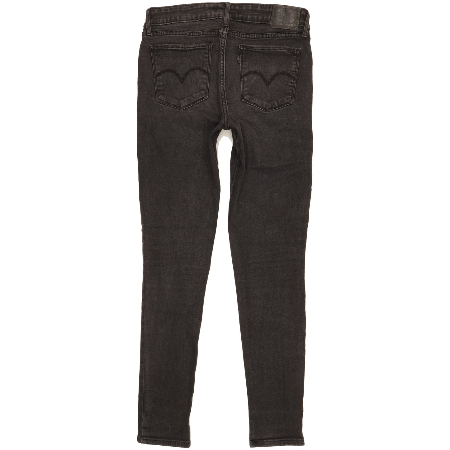 Levi's 711 Women Black Skinny Slim Stretch Jeans W30 L29