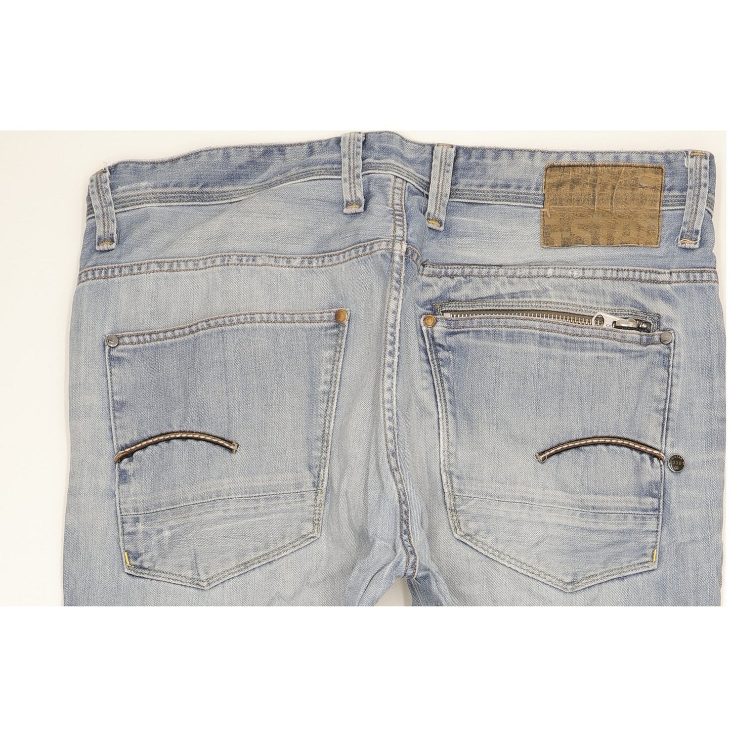 G-Star Attacc Men Blue Straight Regular Jeans W36 L32