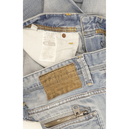 G-Star Attacc Men Blue Straight Regular Jeans W36 L32