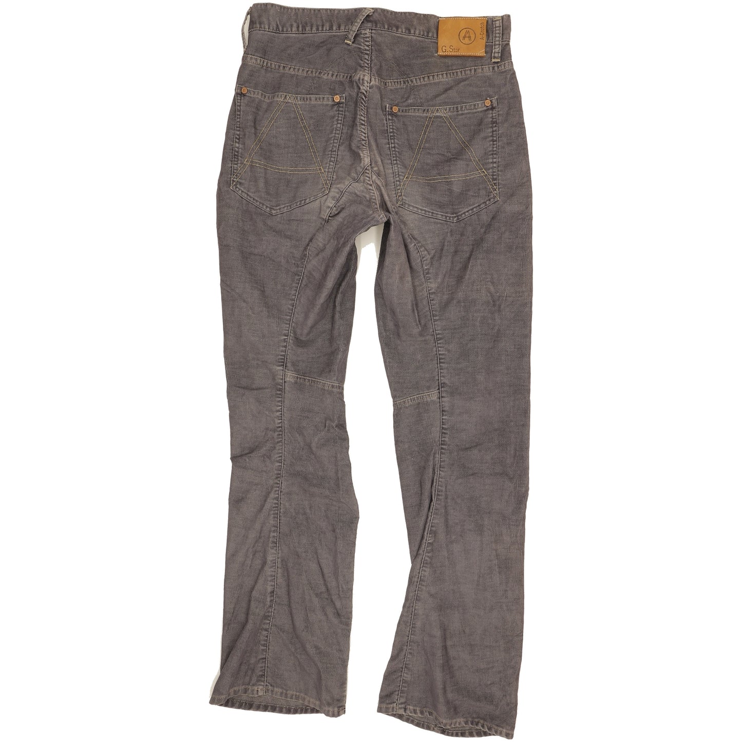 G-Star A Crotch Men Grey Straight Loose Trousers W34 L34