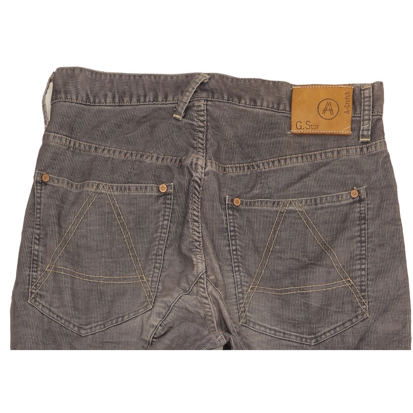 G-Star A Crotch Men Grey Straight Loose Trousers W34 L34