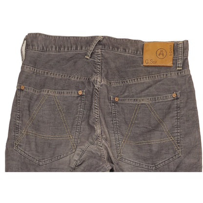 G-Star A Crotch Men Grey Straight Loose Trousers W34 L34