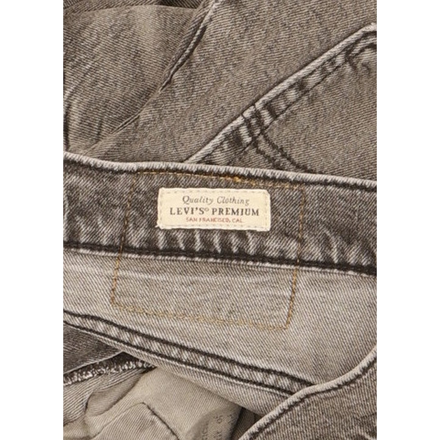 Levi's 502 Men Grey Tapered Regular Jeans W30 L33