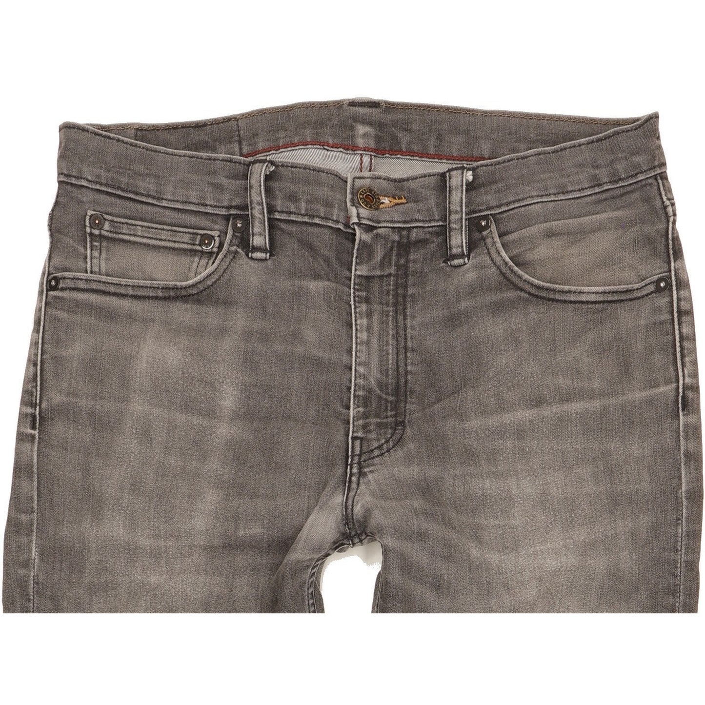 Levi's 511 Men Grey Straight Slim Stretch Jeans W33 L29