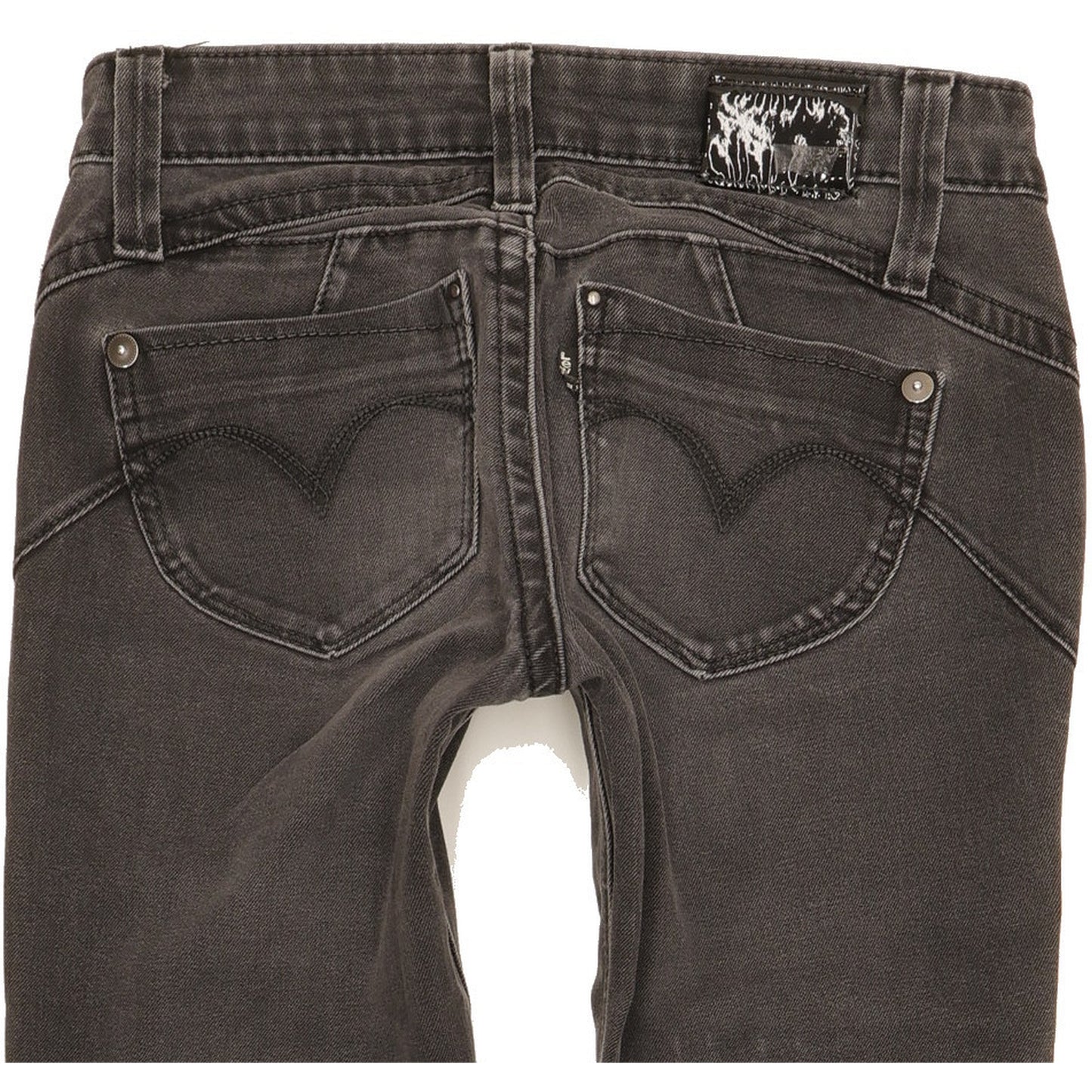 Levi's Demi Curve Women Black Skinny Slim Stretch Jeans W25 L31
