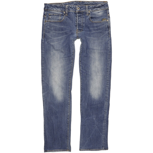 G-Star Defend Men Blue Straight Regular Stretch Jeans W32 L31