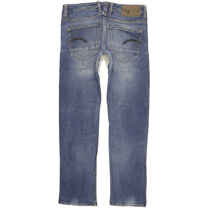 G-Star Defend Men Blue Straight Regular Stretch Jeans W32 L31