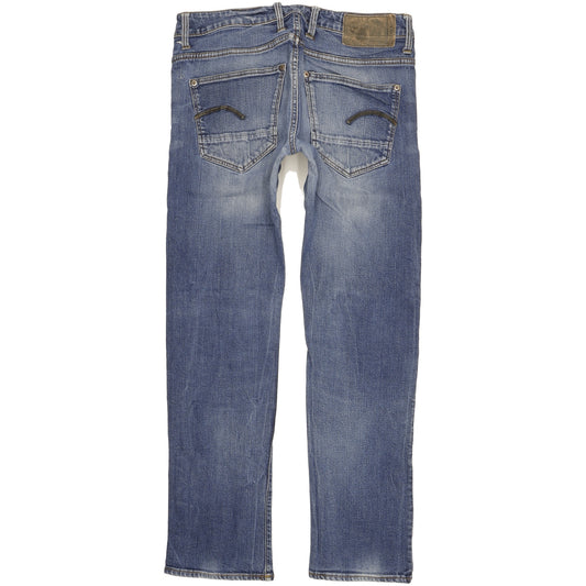 G-Star Defend Men Blue Straight Regular Stretch Jeans W32 L31