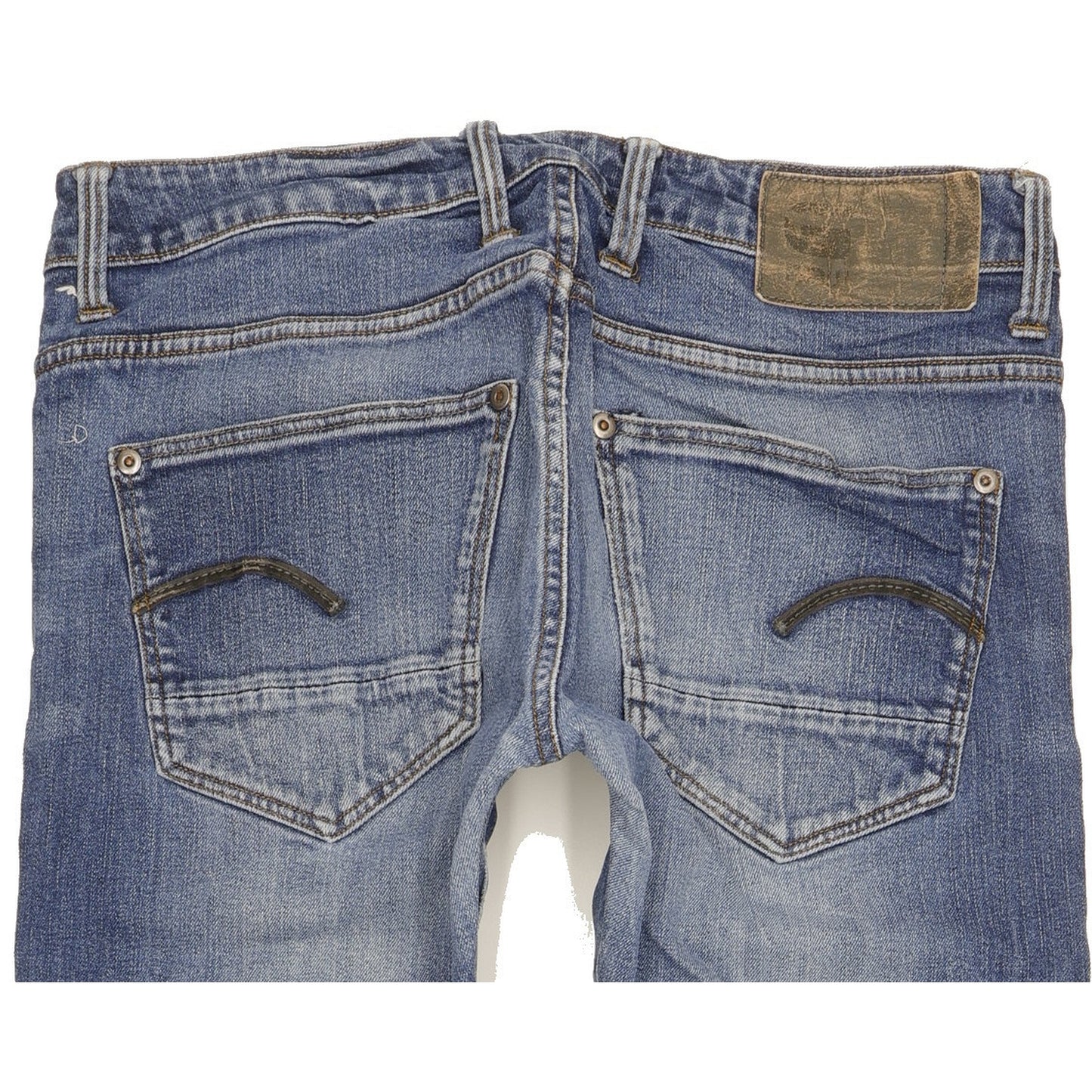 G-Star Defend Men Blue Straight Regular Stretch Jeans W32 L31
