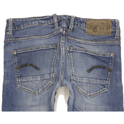 G-Star Defend Men Blue Straight Regular Stretch Jeans W32 L31