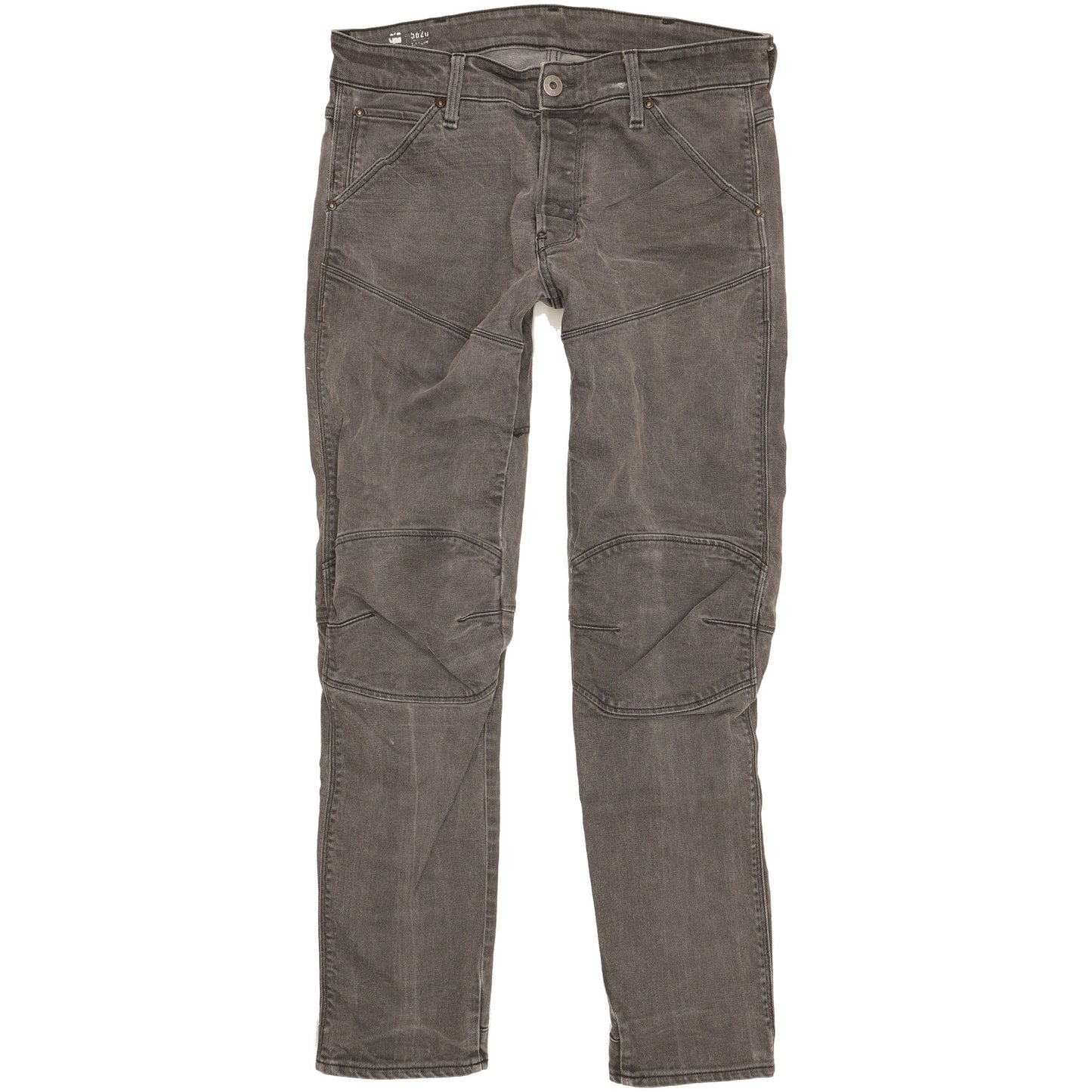 G-Star 5620 3D Men Grey Straight Slim Stretch Jeans W33 L31
