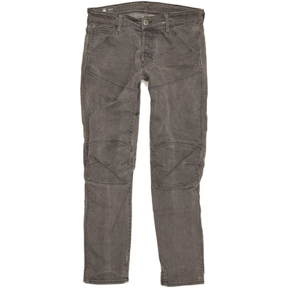 G-Star 5620 3D Men Grey Straight Slim Stretch Jeans W33 L31
