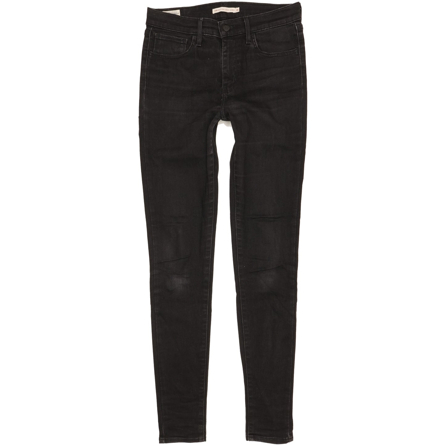 Levi's 720 Women Black Skinny Slim Stretch Jeans W28 L32