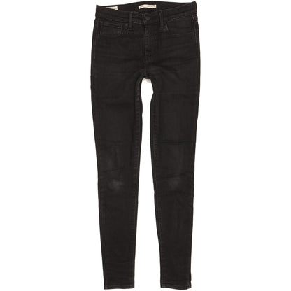 Levi's 720 Women Black Skinny Slim Stretch Jeans W28 L32