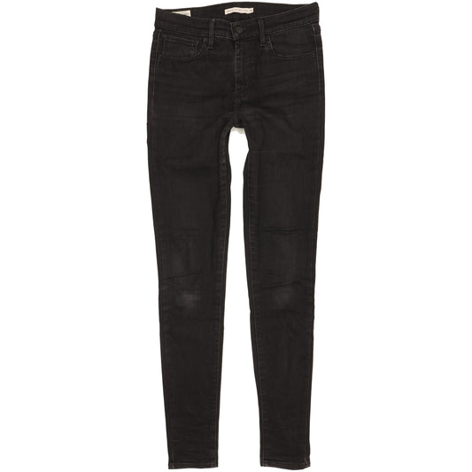 Levi's 720 Women Black Skinny Slim Stretch Jeans W28 L32