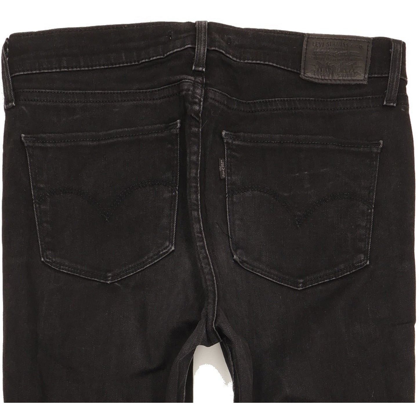 Levi's 720 Women Black Skinny Slim Stretch Jeans W28 L32