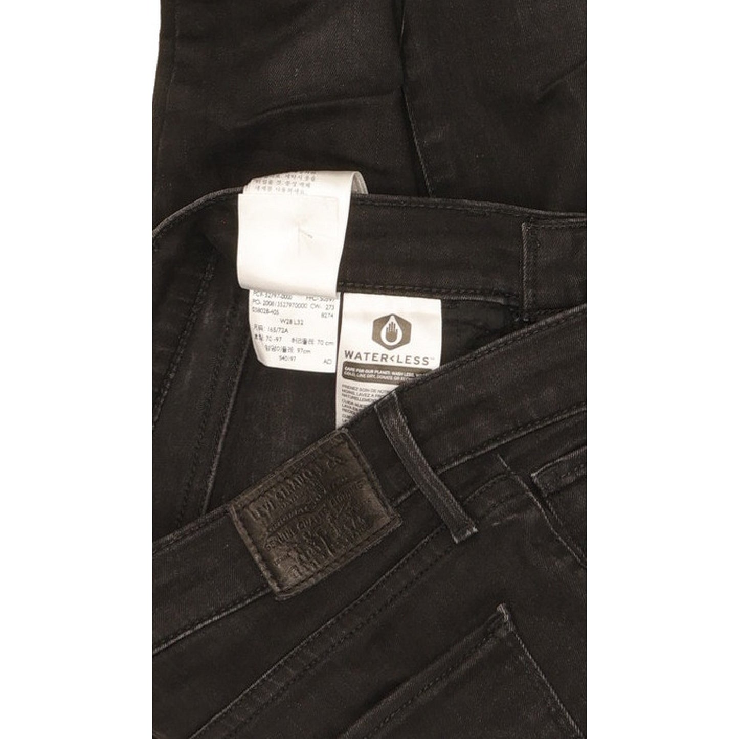 Levi's 720 Women Black Skinny Slim Stretch Jeans W28 L32