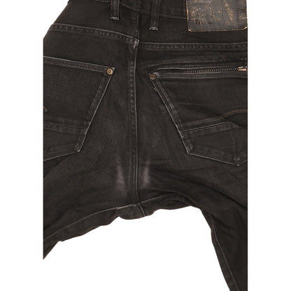 G-Star Attacc Men Black Straight Regular Stretch Jeans W32 L33