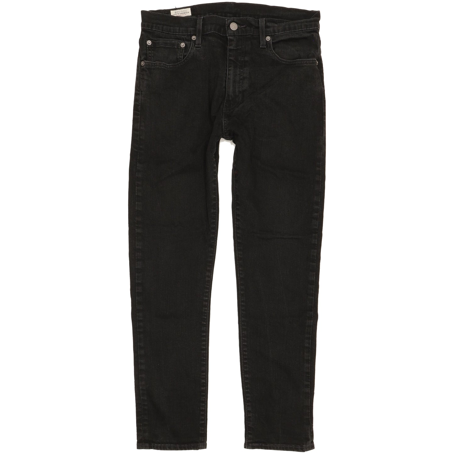 Levi's 512 Men Black Tapered Slim Stretch Jeans W32 L28