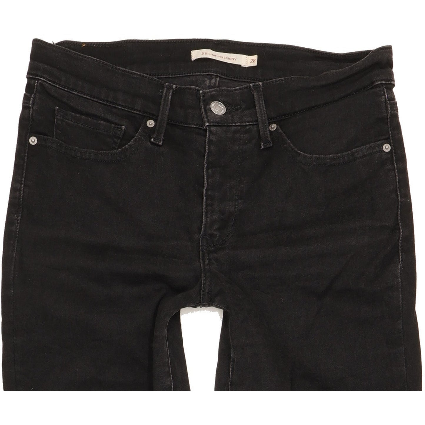 Levi's 311 Shaping Women Black Skinny Slim Stretch Jeans W28 L29