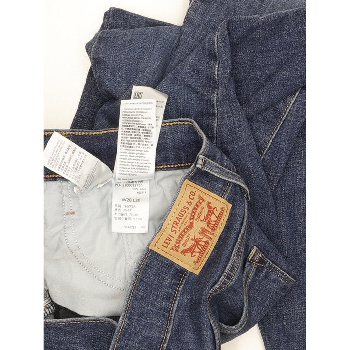 Levi's 311 Shaping Women Blue Skinny Slim Jeans W28 L29