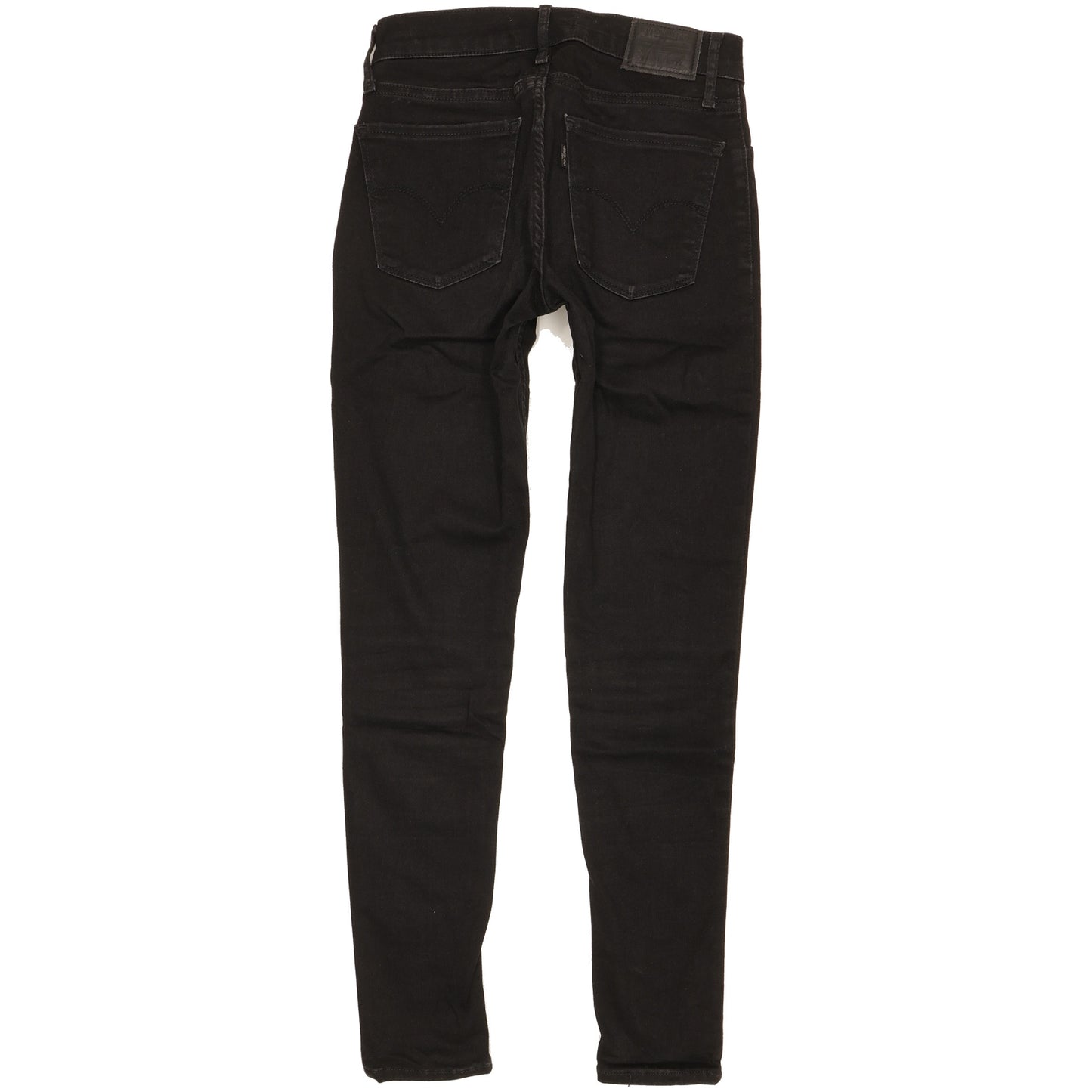 Levi's 710 Super Women Black Skinny Slim Stretch Jeans W26 L27