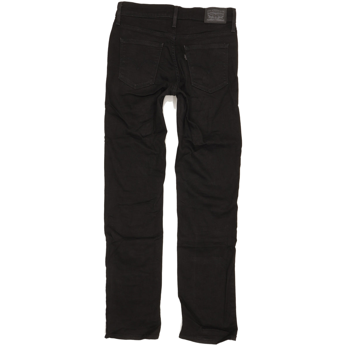 Levi's 314 Shaping Women Black Straight Slim Stretch Jeans W28 L30
