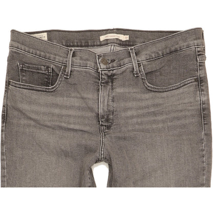 Levi's 312 Shaping Women Grey Straight Slim Stretch Jeans W32 L32