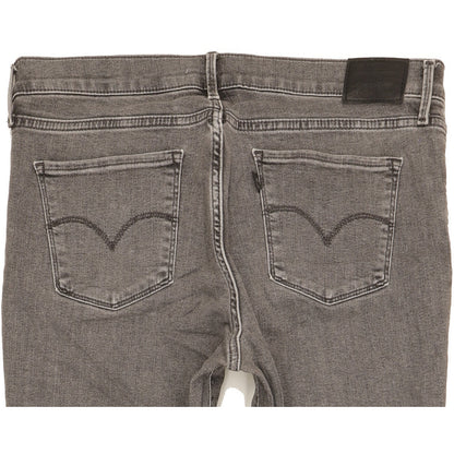 Levi's 312 Shaping Women Grey Straight Slim Stretch Jeans W32 L32