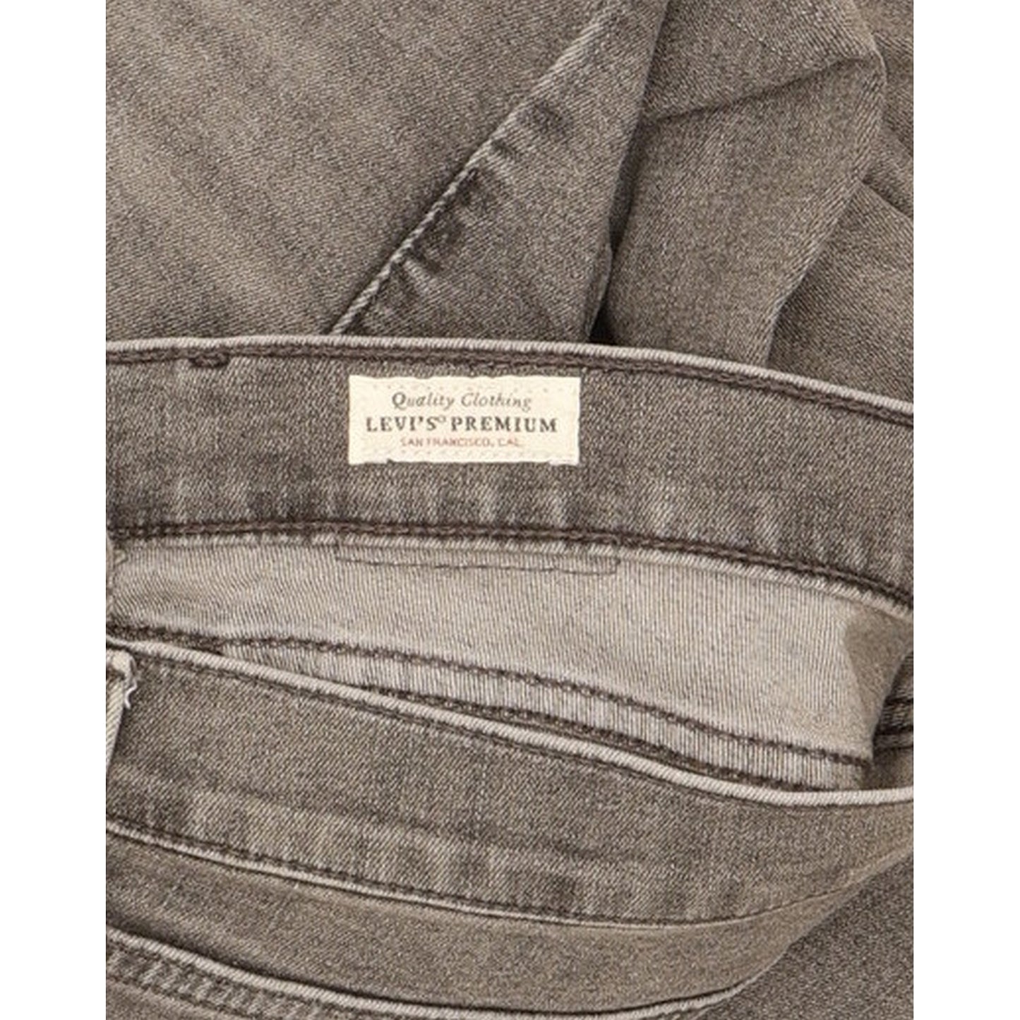 Levi's 312 Shaping Women Grey Straight Slim Stretch Jeans W32 L32