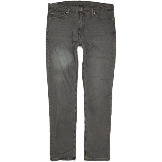 Levi's 511 Men Grey Straight Slim Stretch Jeans W38 L34