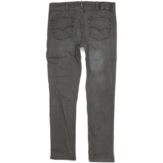 Levi's 511 Men Grey Straight Slim Stretch Jeans W38 L34