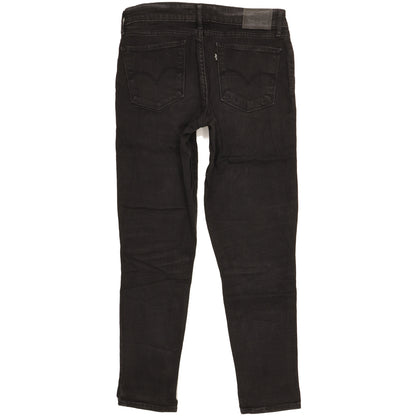 Levi's 711 Women Black Skinny Slim Stretch Jeans W29 L28