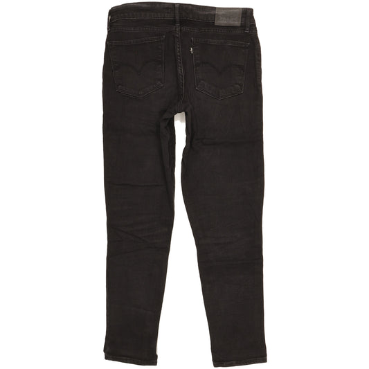 Levi's 711 Women Black Skinny Slim Stretch Jeans W29 L28