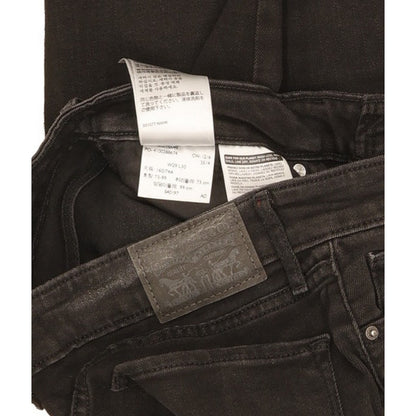 Levi's 711 Women Black Skinny Slim Stretch Jeans W29 L28