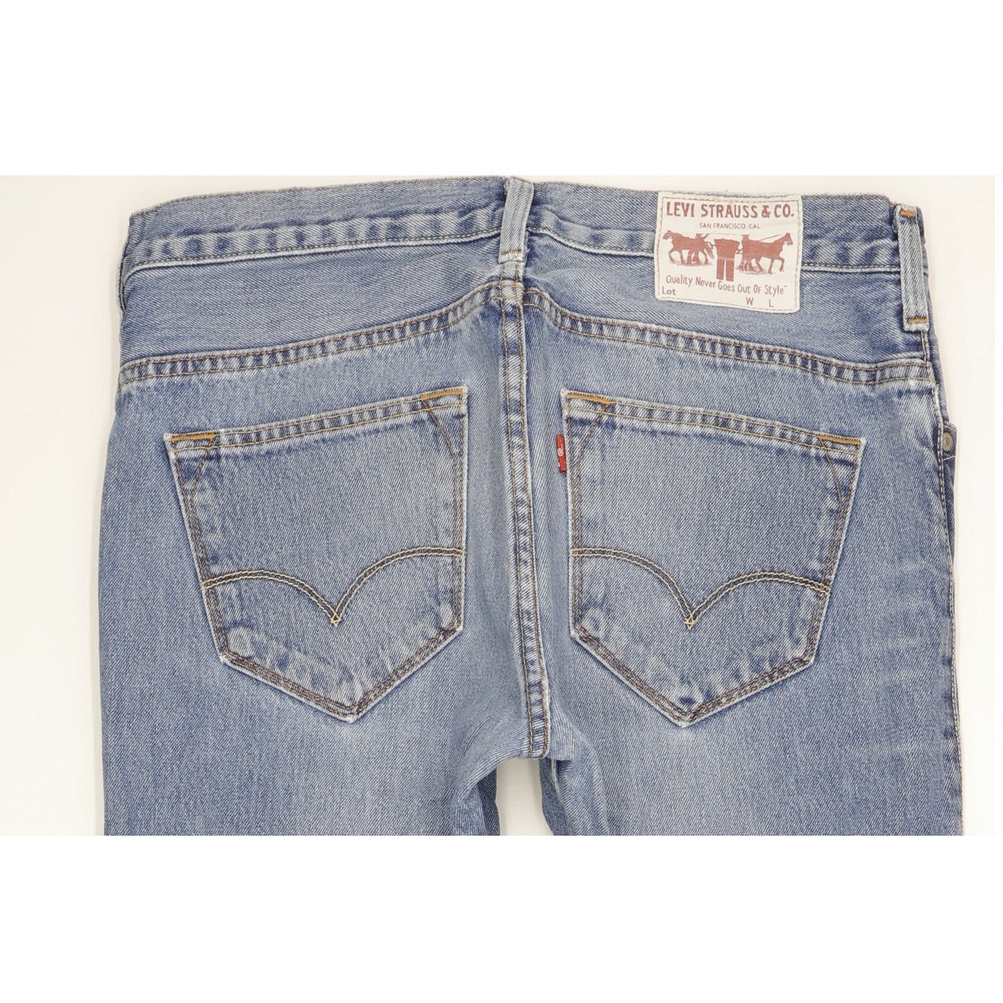 Levi's Men Blue Straight Regular Jeans W33 L31