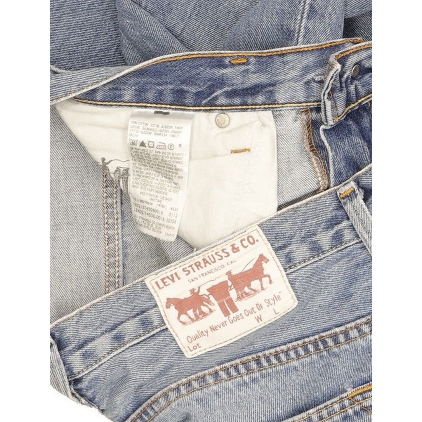 Levi's Men Blue Straight Regular Jeans W33 L31