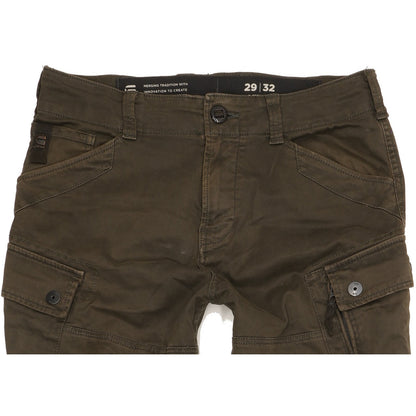 G-Star Roxic Cargo Men Green Tapered Loose Stretch Jeans W29 L32