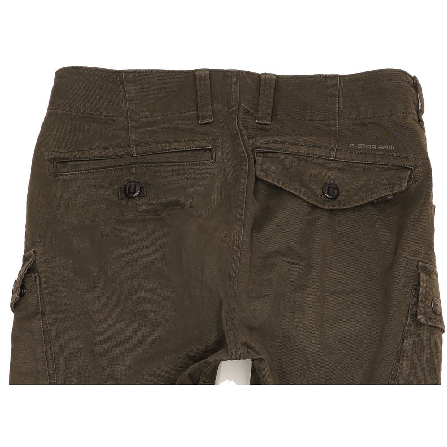 G-Star Roxic Cargo Men Green Tapered Loose Stretch Jeans W29 L32