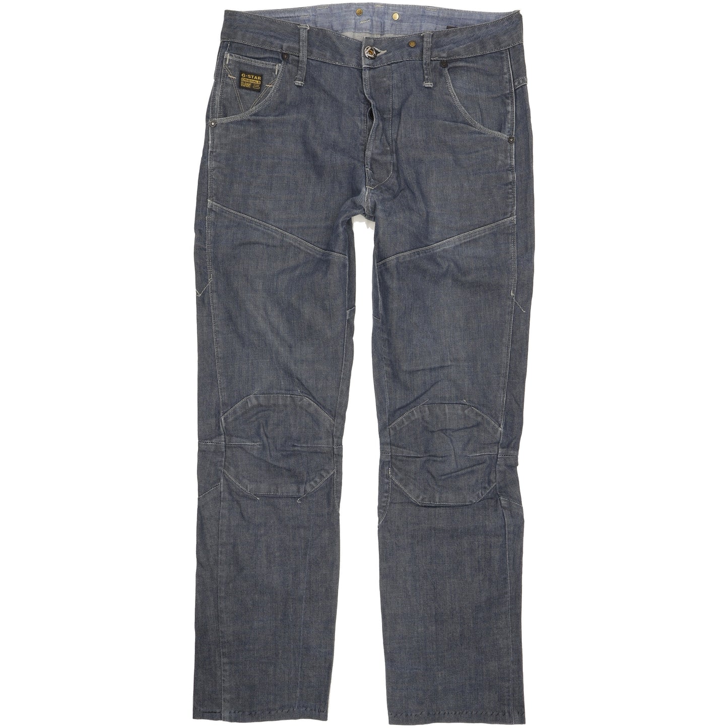 G-Star 5620 3 D Men Blue Tapered Regular Stretch Jeans W34 L31