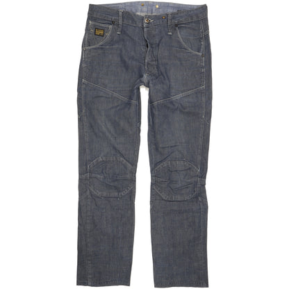 G-Star 5620 3 D Men Blue Tapered Regular Stretch Jeans W34 L31