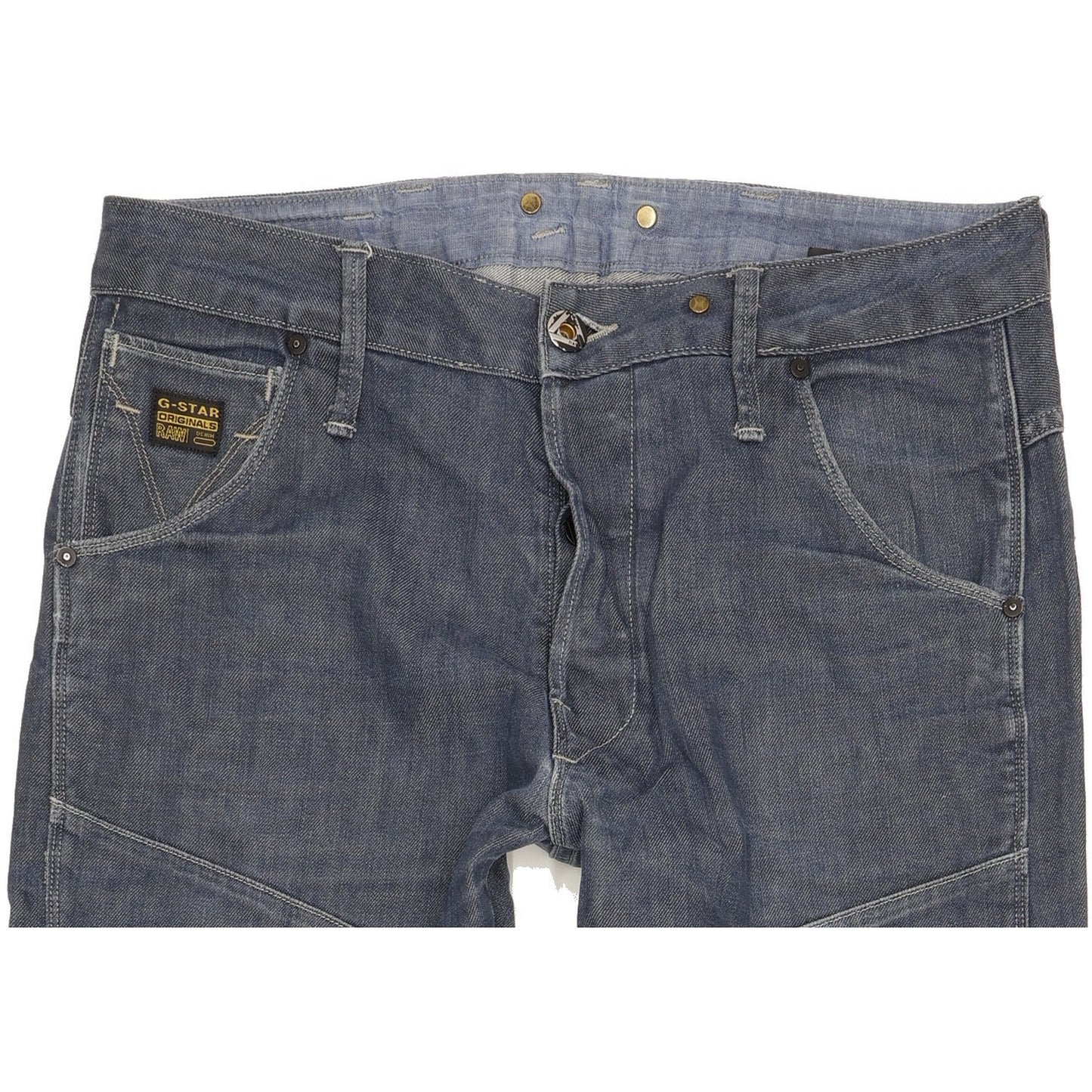 G-Star 5620 3 D Men Blue Tapered Regular Stretch Jeans W34 L31