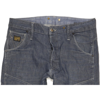 G-Star 5620 3 D Men Blue Tapered Regular Stretch Jeans W34 L31