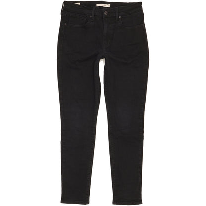 Levi's 721 Women Black Skinny Slim Stretch Jeans W29 L27