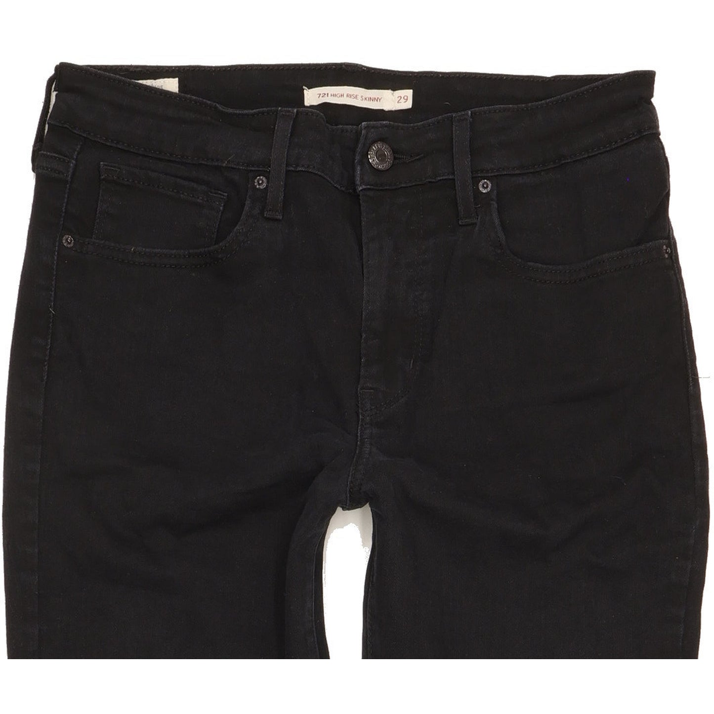 Levi's 721 Women Black Skinny Slim Stretch Jeans W29 L27