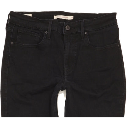 Levi's 721 Women Black Skinny Slim Stretch Jeans W29 L27